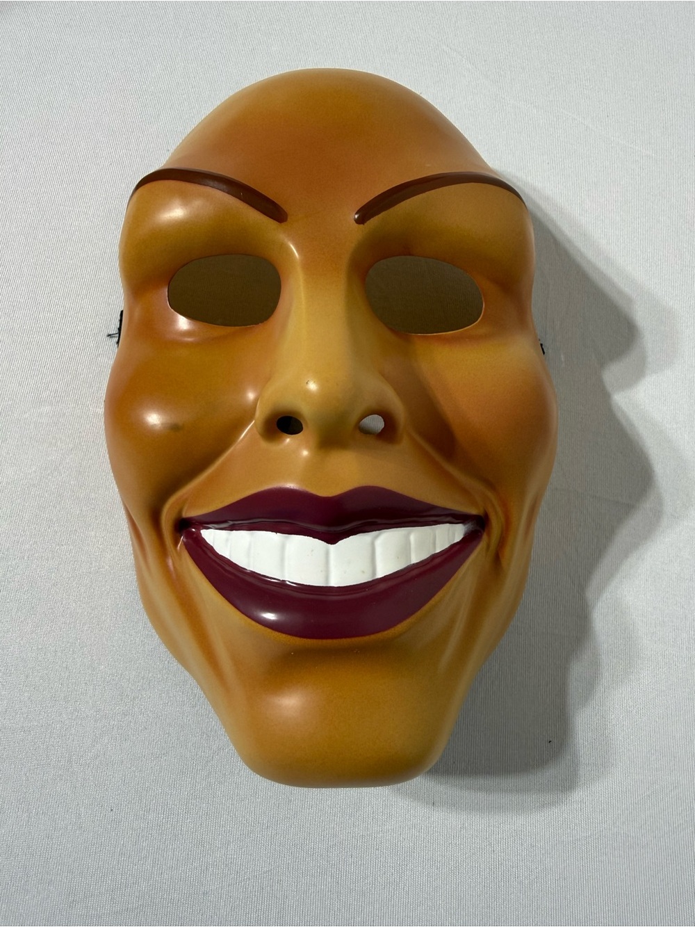 The Purge Smiling Woman Grin Horror Movie Halloween Mask Costume Prop